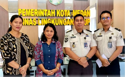 Pastikan IPAL Sesuai Standar, Rutan Labuhan Deli Sambangi DLH Kota Medan