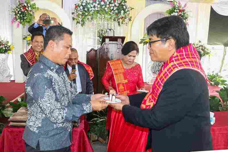 Sekda Pematangsiantar Hadiri Yubileum 75 Tahun GBKP Runggun Jalan Nias