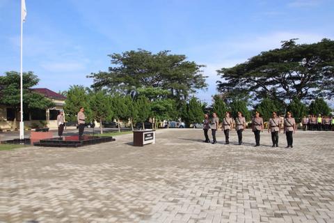 Kapolres Sergai Pimpin Sertijab Sejumlah Pejabat, Tekankan Kerja Kolektif dan Dedikasi