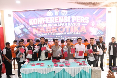 Polres Serdang Bedagai Gelar Hasil Ops Antik Toba 2026: 38 Kasus Diungkap, 58 Tersangka Diamankan