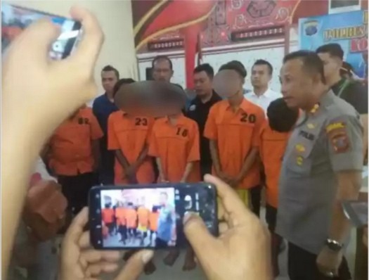 Sat Reskrim Polsek Medan Labuhan Tangkap Empat Begal Sadis, Dua Didor Polisi