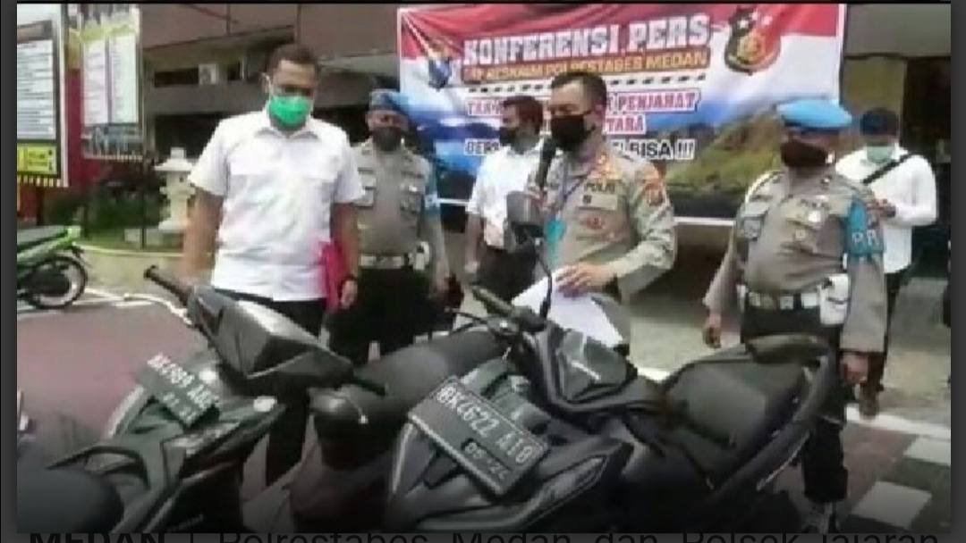 Polrestabes Medan Razia Geng Motor, 23 Unit Motor Ditahan