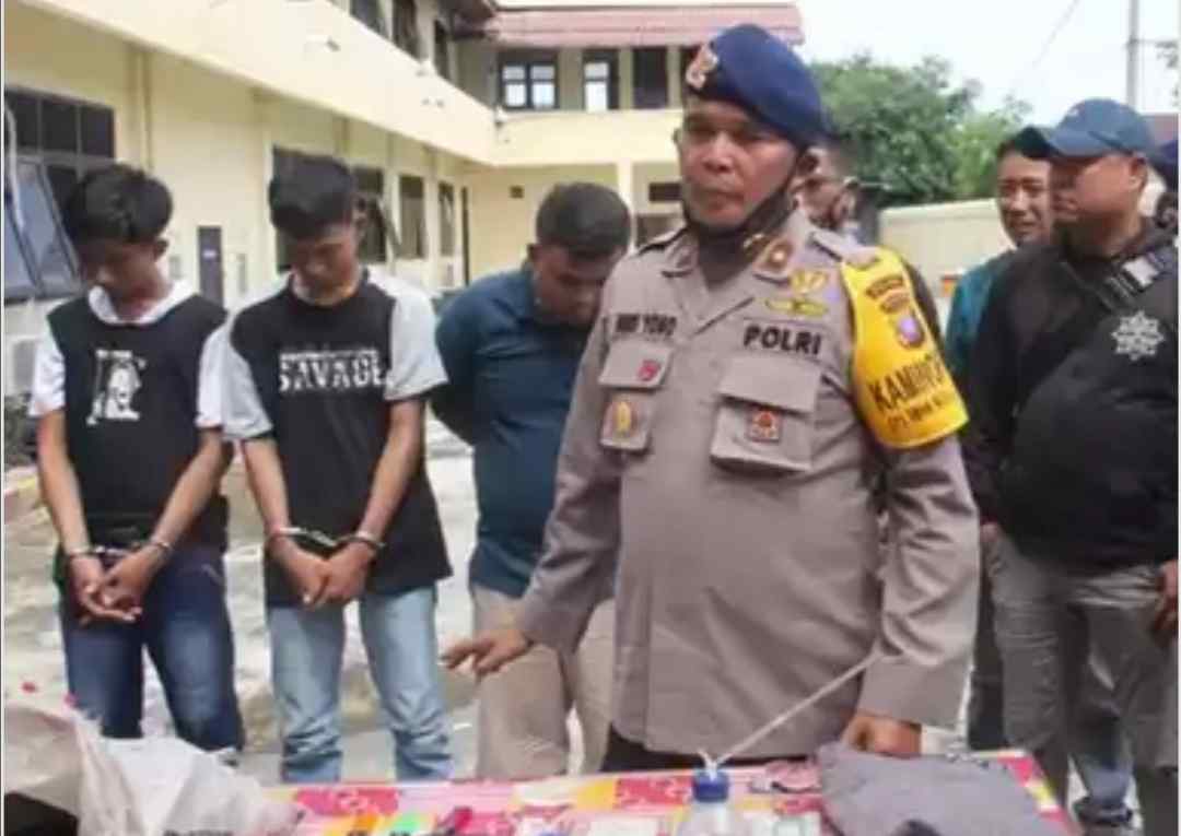 Curi Sepeda Motor Brimob, Empat Pelaku Berhasil Diringkus Brimob