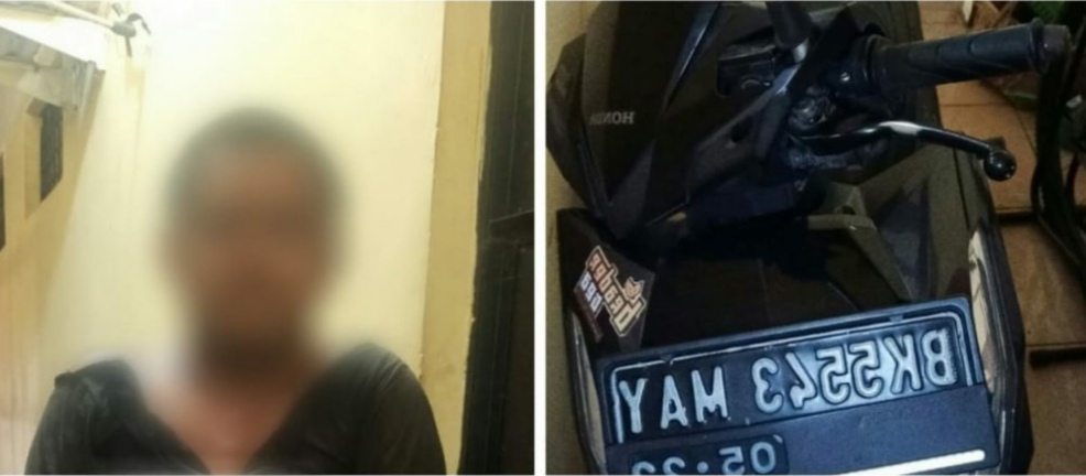 Lepas Asimilasi Lalu, Curi Sepedamotor Ompong Masuk Sel Lagi