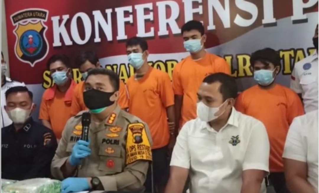 Poltabes Medan Ungkap Peredaran 18 Kg Sabu dan Tembak Mati Satu Pelaku Jaringan Internasional