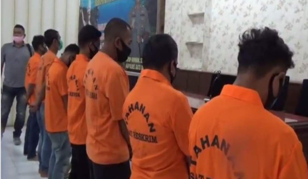 Polres Batubara Tetapkan 7 Tersangka Aktor Demo Anarkis di Depan DPRD