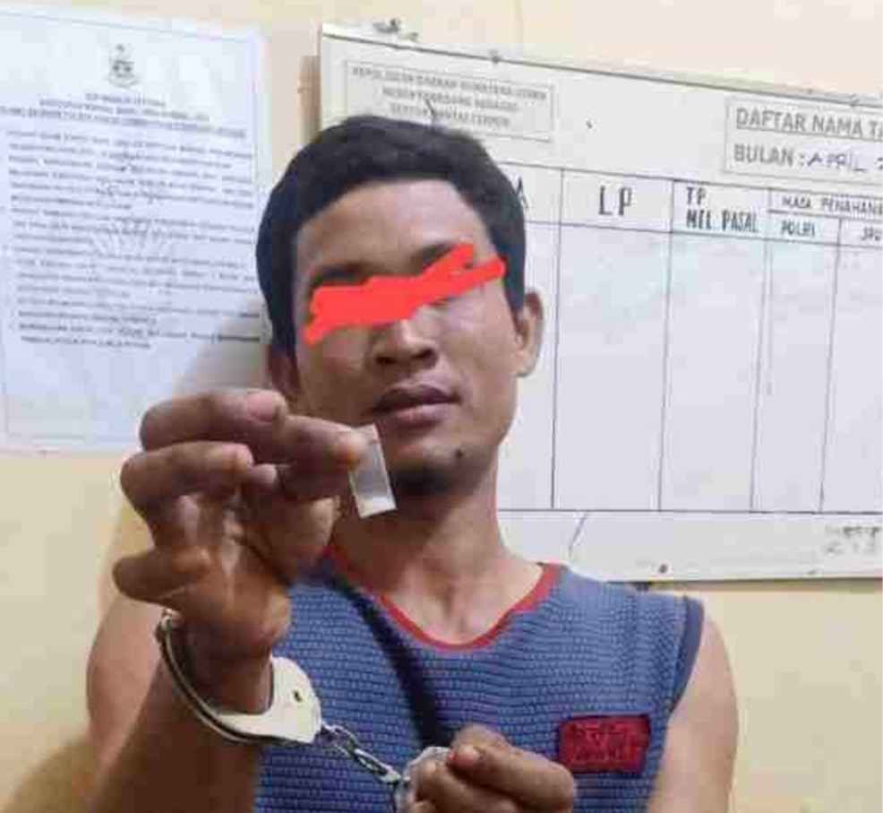 Usai Transaksi Narkoba Pria Ini Diciduk Polisi