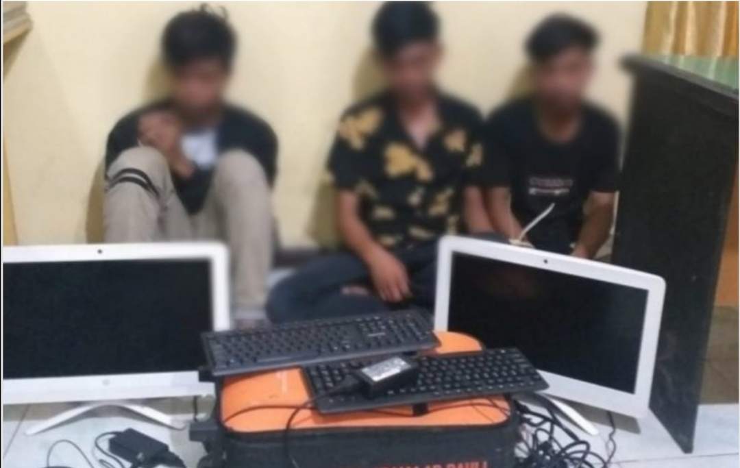 Polres Simalungun Tangkap Tiga Pelaku Pencurian Kantor Pemkab