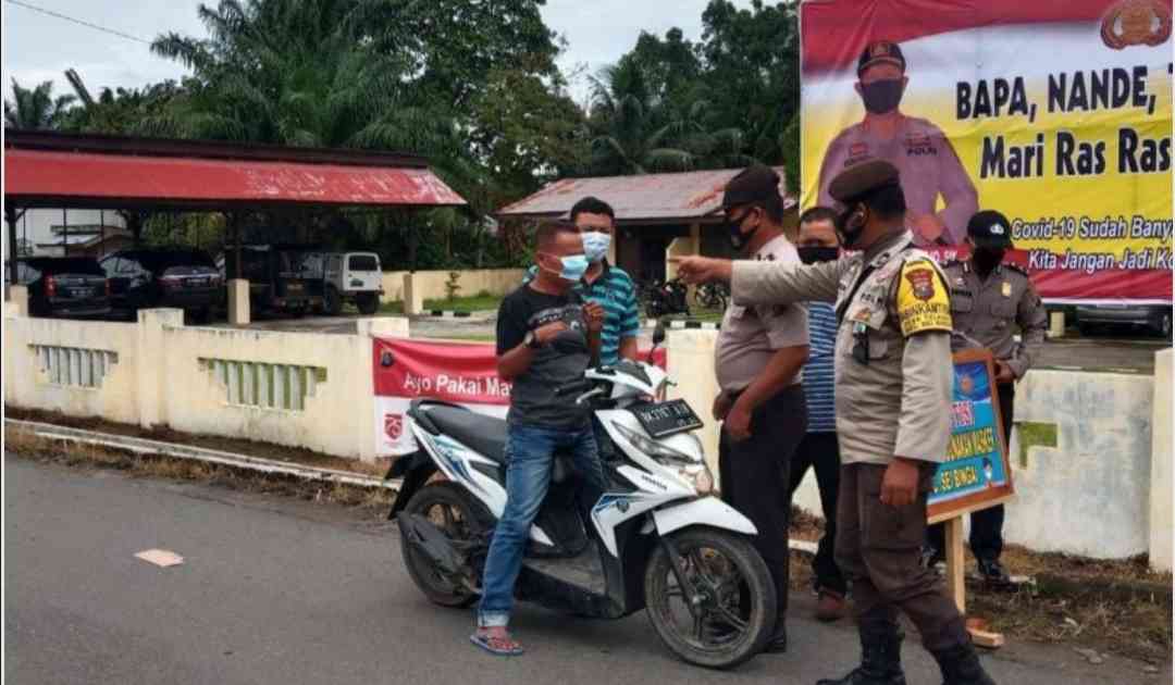 Polres Binjai Lakukan Operasi Yustisi Tindak 65 Pelanggar 