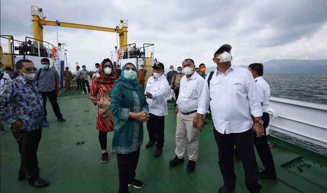 Jelang Natal dan Tahun Baru Sekdaprov Tinjau Pelabuhan Tigaras-Simanindo