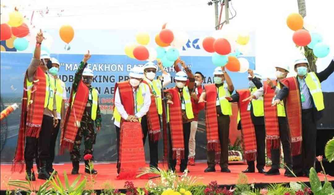 Pembangunan Penggantian Jembatan Aek Tano Ponggol Resmi Dimulai