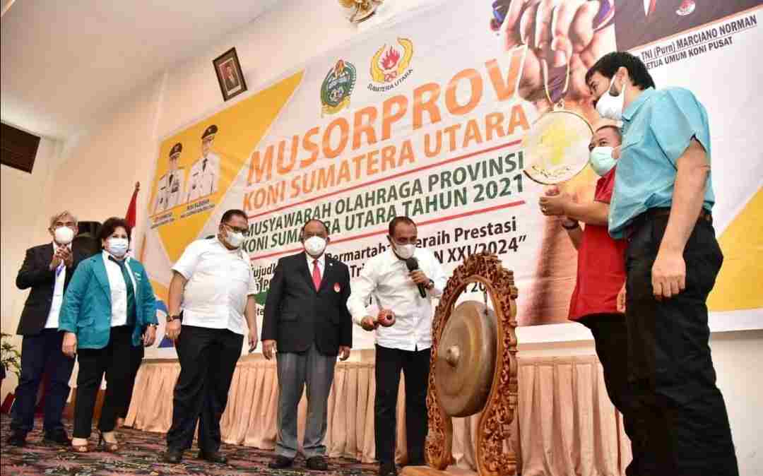 Buka Musorprov Sumut, Gubernur Edy Rahmayadi Targetkan Juara Umum PON 2024