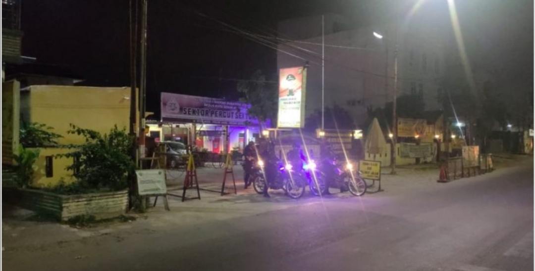 Sat Brimob Polda Sumut Patroli Malam Hari di Sejumlah Titik yang Dianggap Rawan Kejahatan