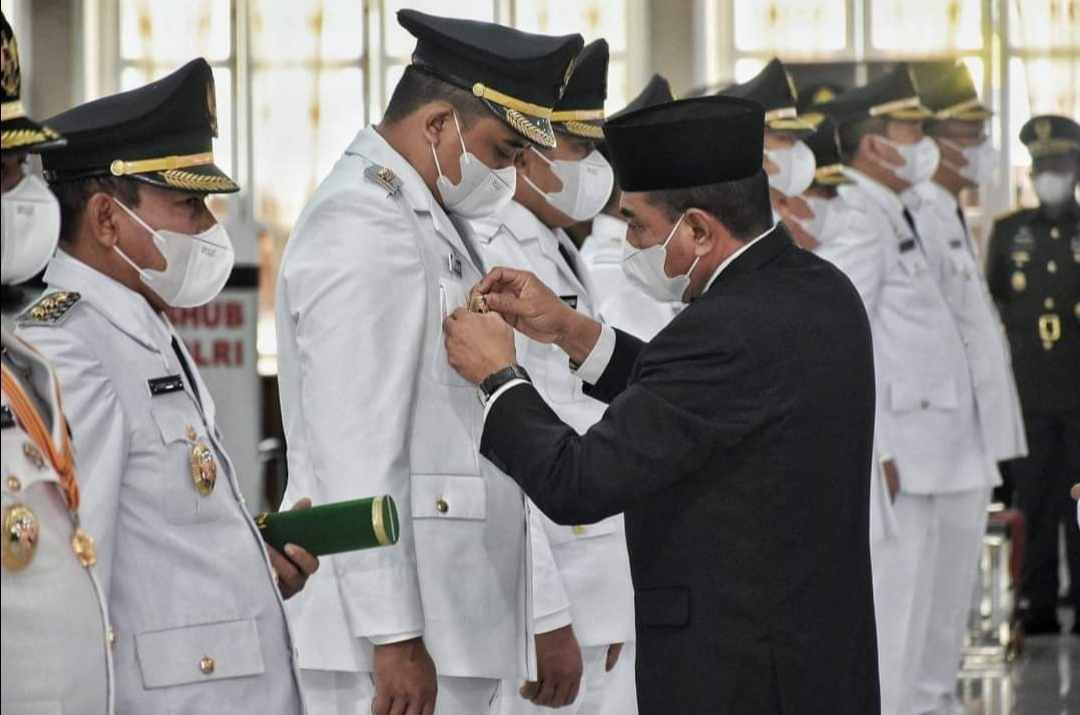 Gubernur Sumut Lantik Walikota Medan Bobby Afif Nasution dan Aulia Rachman sebagai Wakilnya