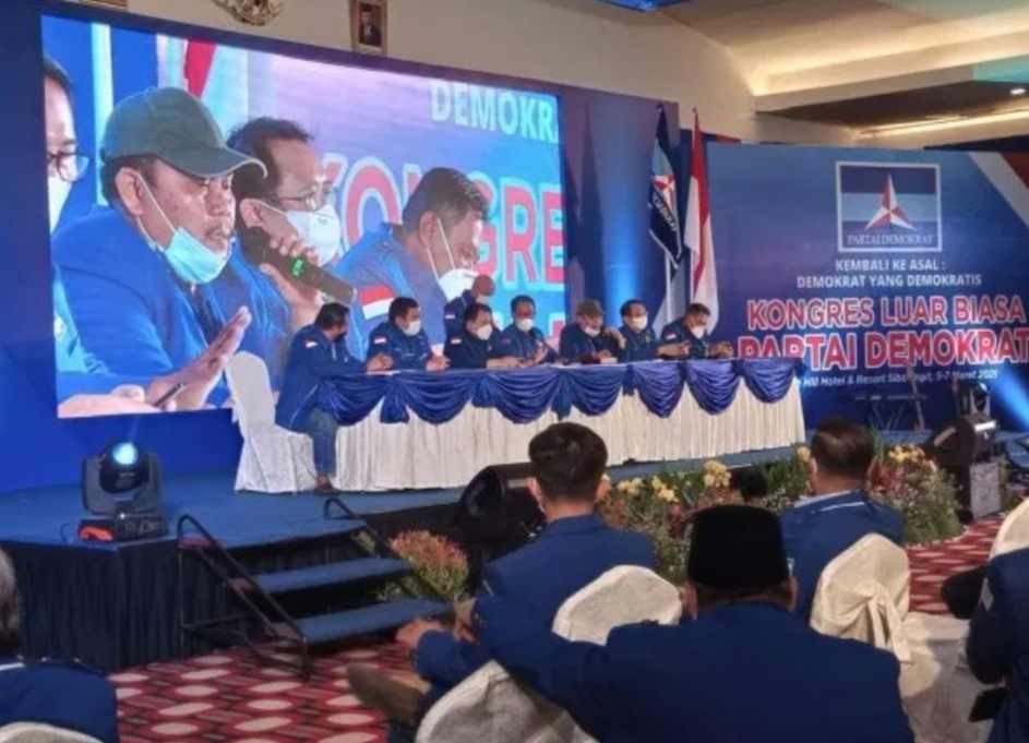 KLB Demokrat Sibolangit Tetapkan Moeldoko Sebagai Ketum dan Marzuki Alie Dewan Pembina