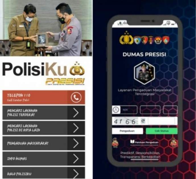 Polri Luncurkan Aplikasi e-Dumas, Lapor Polisi Bisa Daring