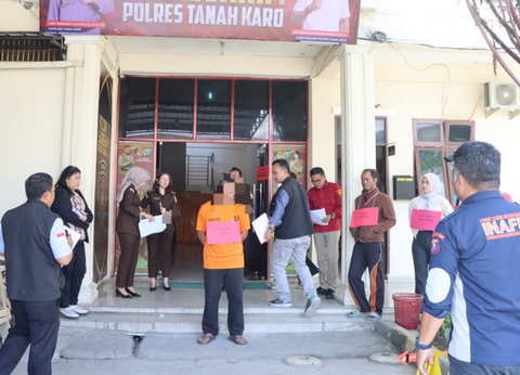 Ungkap Perkara Secara Terang, Polres Tanah Karo Gelar Rekonstruksi Kasus Pembunuhan Batukarang
