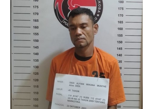 Pria Pemilik Sabu di Labuhanbatu Ditangkap di Teras Rumah