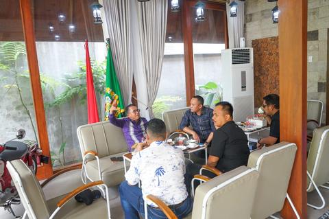 Wakil Wali Kota Medan Terima Kunjungan Danyon Parako 463 Pasgat