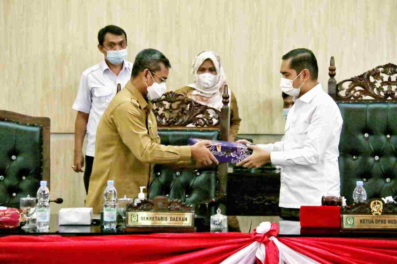 Sekda Kota Medan Terima Hasil Reses dari Anggota DPRD Kota Medan