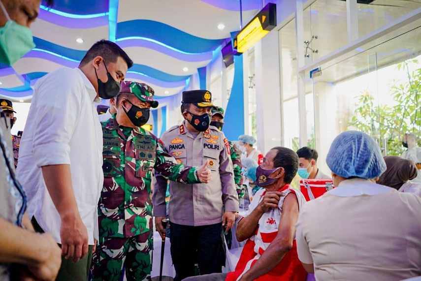 Kebut Vaksinasi Massal, Bobby Nasution Berharap Mampu Tumbuhkan Kembali Ekonomi Medan