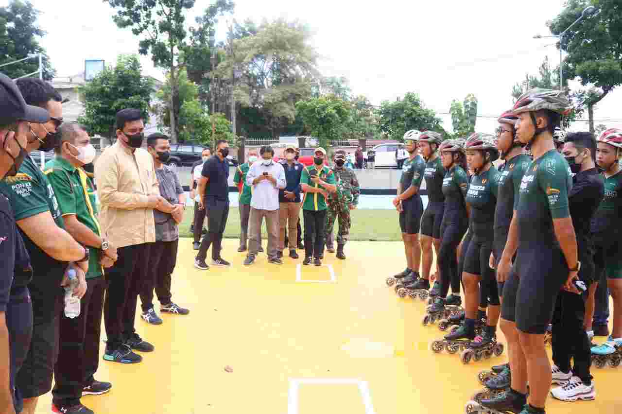 Bobby Nasution Semangati Atlet Medan di Ajang PON 2021