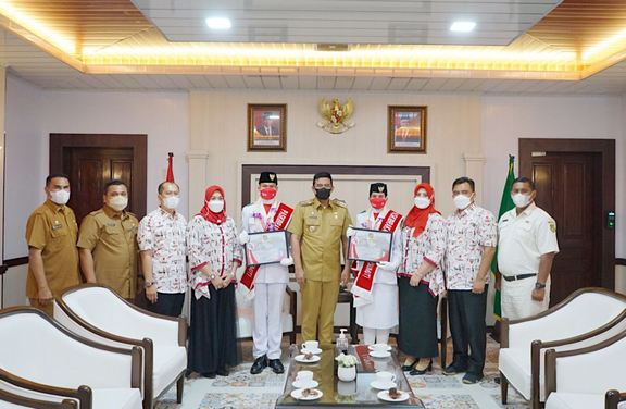 Terima Paskibra HUT RI-76, Wali Kota : Terimakasih Telah Membanggakan Kota Medan