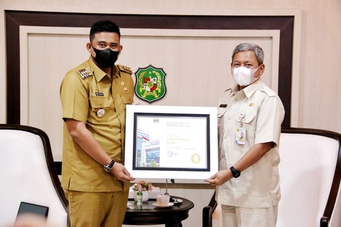 Pemko Medan Raih Dua Penghargaan BKN Award 2021