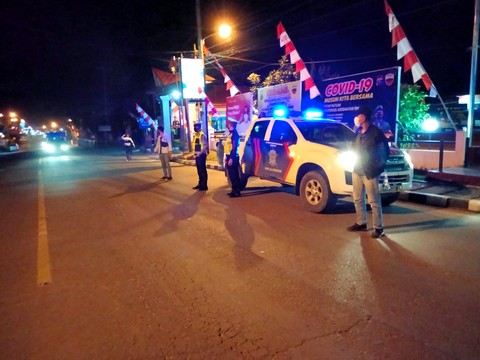 Satlantas Polres Dairi Gelar Patroli Malam Antisipasi Balap Liar di Kota Sidikalang