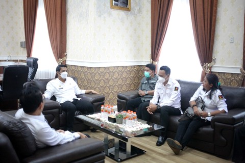 Jelang Kedatangan Bawaslu RI, Bawaslu Pematangsiantar Audensi Ke Wali Kota Pematangsiantar