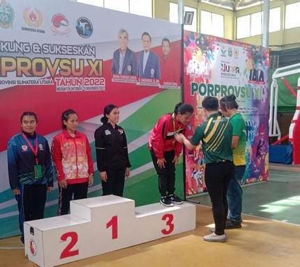 Wushu Samosir Raih Dua Medali Perunggu Porprovsu XI