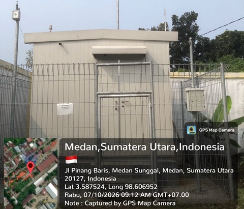 DLH Medan Pastikan 3 Stasiun Pemantau Udara Beroperasi 24 Jam