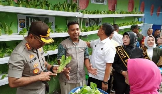 Kapolrestabes Medan Hadiri Peresmian Lapangan Serbaguna dan Posko Tobat di Petisah