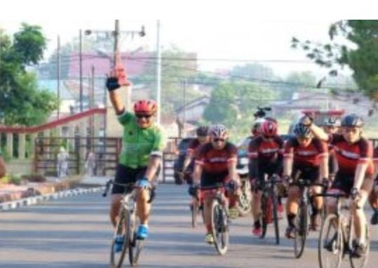 Kapolda Sumut Bersepeda Ke Kantor Sekaligus Pantau Situasi Kamtibmas