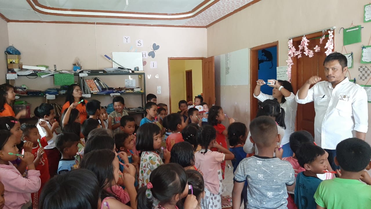 CV. Tapanuli Safety Adakan Penyuluhan Kesehatan Gigi dan Mulut di Desa Lobu Hole, Tapanuli Utara