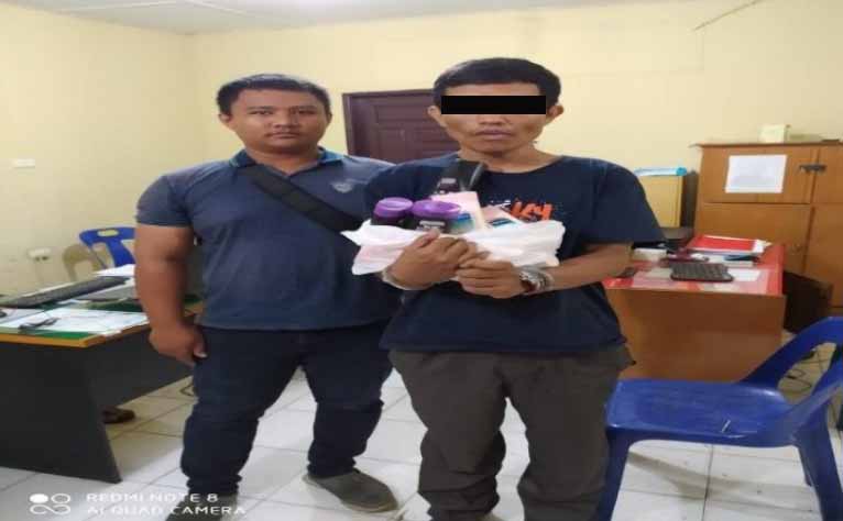 Menncuri di Alfamidi Binjai, Seorang  Pria Warga Helvetia Diamankan Polisi 