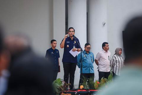 Apel Perdana, Rico Waas Minta Jajaran Pemko Medan Langsung Bekerja Layani Masyarakat