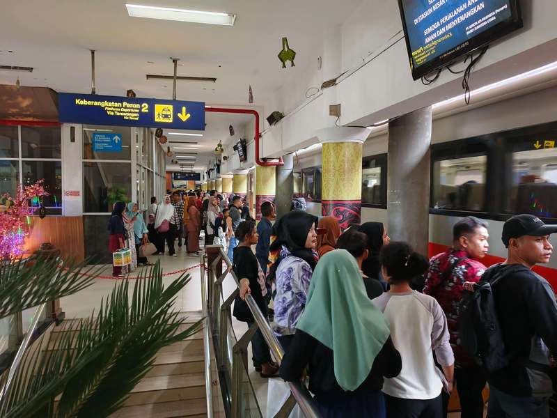 Puncak Arus Balik di Stasiun Medan Diprediksi Terjadi H+4