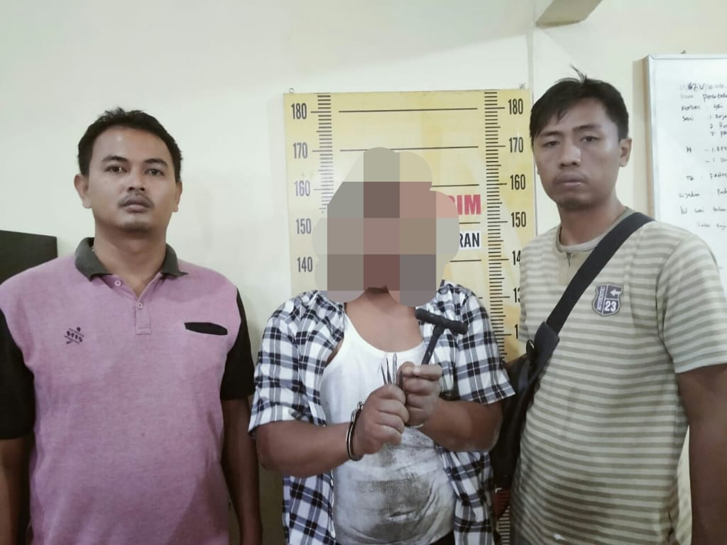 Polsek Kota Kisaran Berhasil Ringkus SH Dari Halaman Parkir Masjid 