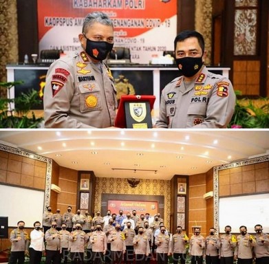 Kunjungi Poldasu, Kabarhakam Polri Percepat Penanganan Covid-19