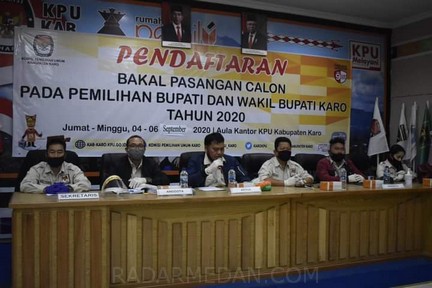 Usai Lalui Sengketa di Bawaslu Karo, Akhirnya Pendaftaran Bapaslon Independen Diterima