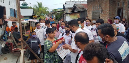 Kunjungi Sicanang Bobby Nasution Ditanyain Warga Terkait Penanganan Banjir