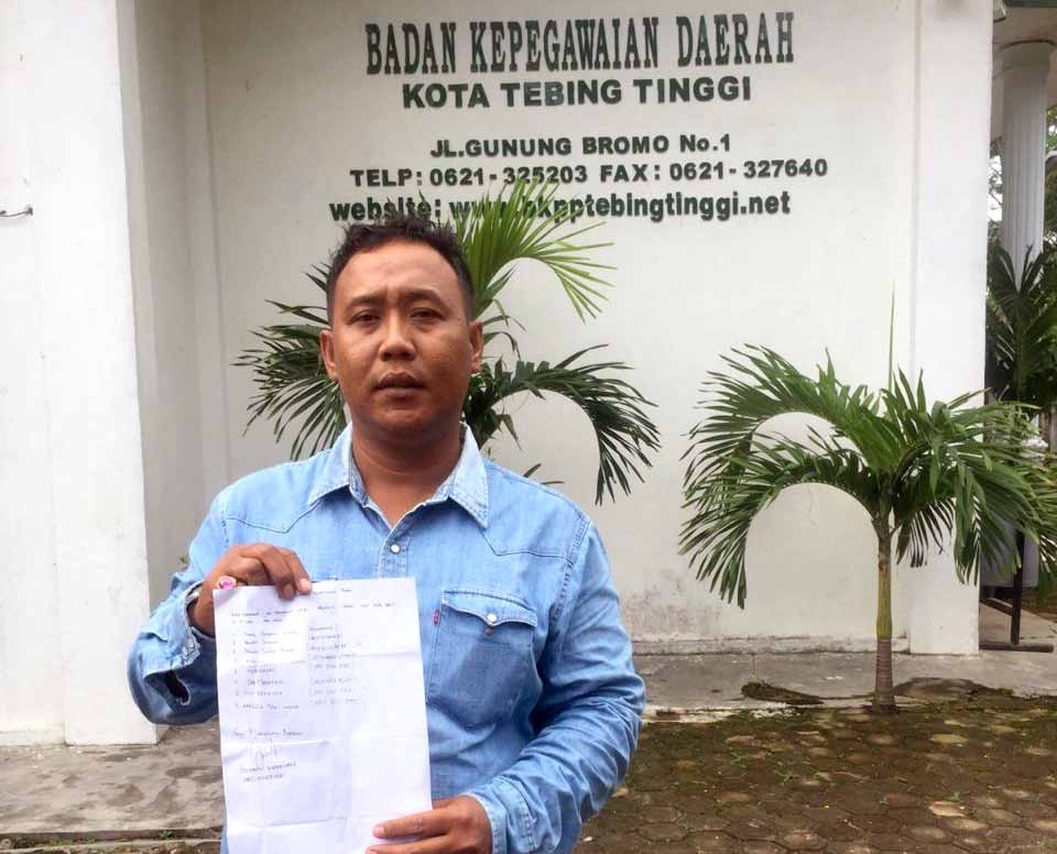 BKD Kota Tebing Tinggi Diduga Lakukan Maladministrasi CPNS 2019