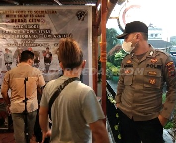Langgar Prokes, Polsek Medan Baru Bubarkan Acara Lomba Breakdance di Petisah