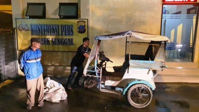 Pegasus Polsek Sunggal Ungkap Pembuang Bangkai Babi di Desa Helvetia