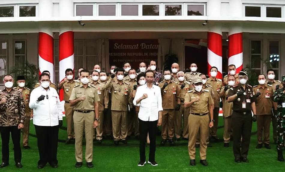 Dihadiri Forkopimda se-Sumut, Presiden Jokowi Minta Pemda Fokus Tangani Covid-19