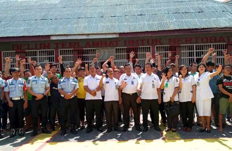 Rutan klas II B Kabanjahe Laksanakan Sosialisasi Pencegahan Covid-19 