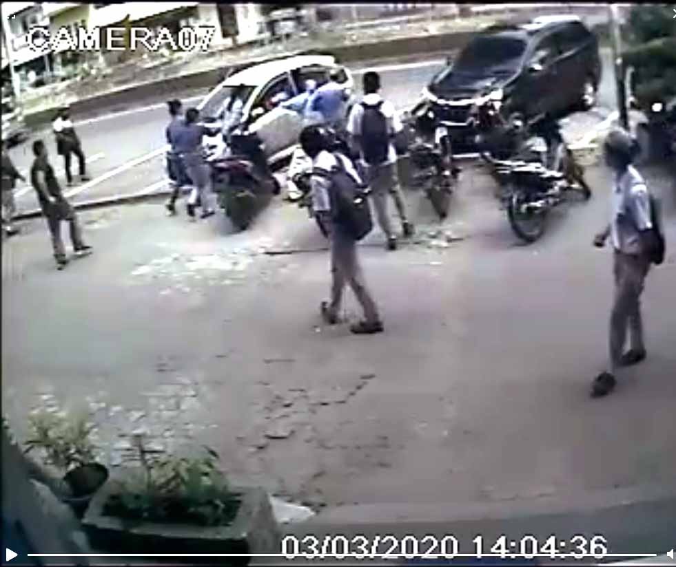 Ini Rekaman CCTV Video Perampasan Mobil di Berastagi Yang Beredar di Group Whatsapp 