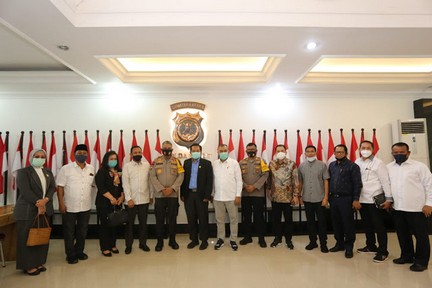 Kapolda Sumut Sambut Anggota Komisi A DPRD Sumut di Mapolda Sumut
