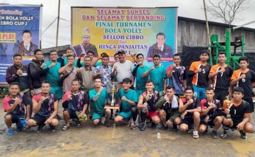 Turnamen Volly Seloh Cibro dan Hinca Penjaitan Berakhir, Perduhapen VC juara I